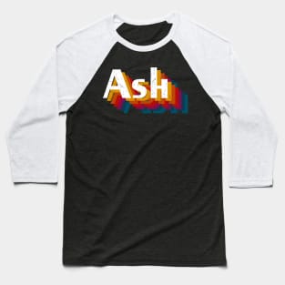 retro vintage Ash Baseball T-Shirt